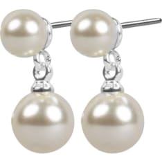 Snö of Sweden Gemme small double pearl korvakorut