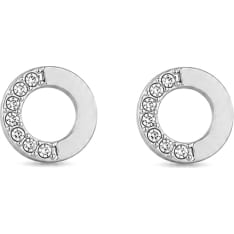 Snö of Sweden Double Crystal Earrings