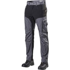 L.Brador 1842PB gray short work pants