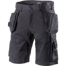 L.Brador 1844PB black work shorts