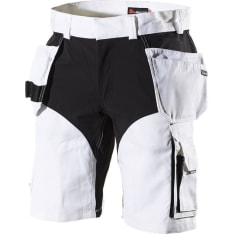 L.Brador 1844PB white work shorts