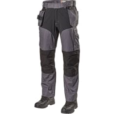 L.Brador 1843PB gray hanging pocket trousers