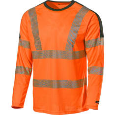 L.Brador 6121P orange/black t-shirt