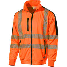 L.Brador 6122P musta/oranssi collegepusero