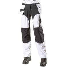 L.Brador 1843PB-W white women's hanging pocket trousers