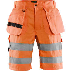 Blåkläder 1535 highvis riipputaskushortsit
