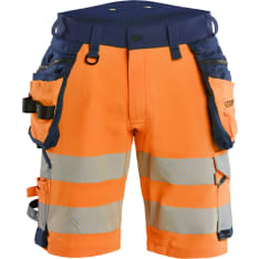 Blåkläder 1120 HighVis 4-way Stretch riipputaskushortsit