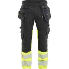 Blåkläder 1130 High-Visibility Stretch Trousers with Hanging Pockets