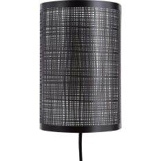 Oriva Linn black wall lamp