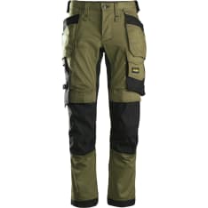 Snickers 6241 AllroundWork Stretch lyhyt riipputaskuhousut
