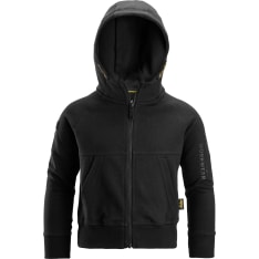 Snickers 7512 children's zip-up hoodie with logo