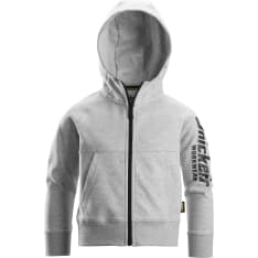 Snickers 7512 children's zip-up hoodie with logo