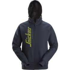 Snickers 2846 zip hoodie with logo