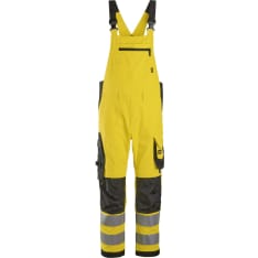 Snickers 6043 High-Vis Bib & Brace Trousers Class 2