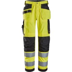Snickers 6238 High-Vis Trousers Holster Pockets Class 2