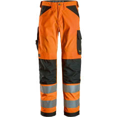 Snickers 6338 High-Vis Trousers Class 2