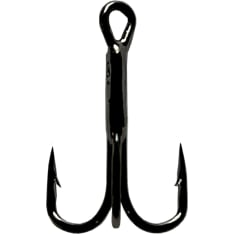 Origin Hooks 5pcs long-handled 3-branch treble hooks