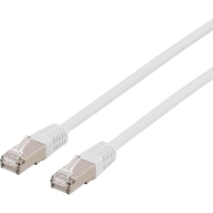 Deltaco STP-6 U/FTP Cat6a white network cable