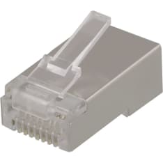 Deltaco MD-18S laitekaapelin RJ45-liitin Cat6 suojattu 20 kpl