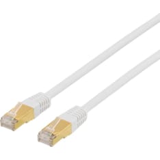 Deltaco STP-7 S/FTP Cat7 valkoinen verkkokaapeli
