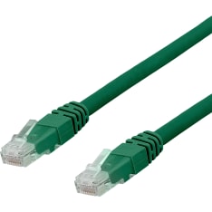 Deltaco TP-6 U/UTP Cat6a green network cable