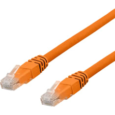Deltaco TP-6 U/UTP Cat6a orange network cable