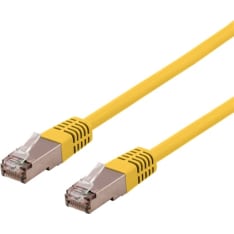 Deltaco SFTP-6 yellow S/FTP Cat6 network cable