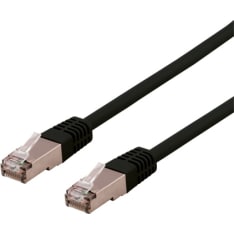 Deltaco SFTP-6 black S/FTP Cat6 network cable
