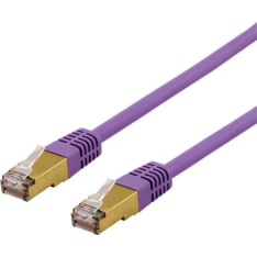 Deltaco SFTP-6 purple S/FTP Cat6a network cable