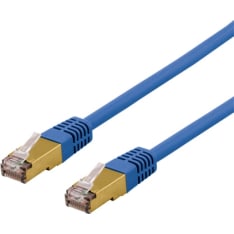 Deltaco SFTP-6 blue S/FTP Cat6a network cable