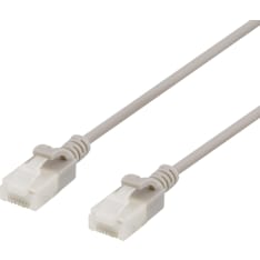Deltaco Slim U/UTP Cat6a ohut 3,0m RJ45 verkkokaapeli