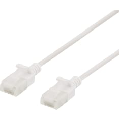 Deltaco Slim U/UTP Cat6a ohut 1,0m RJ45 verkkokaapeli