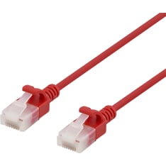 Deltaco Slim U/UTP Cat6a ohut 2,0m RJ45 verkkokaapeli