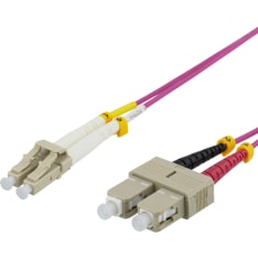 Deltaco LC-SC 50/125 OM4 duplex multimode kuitukaapeli