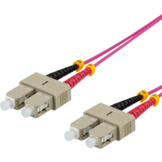Deltaco SC-SC 50/125 OM4 duplex multimode kuitukaapeli