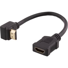 Deltaco flexible HDMI male-female adapter