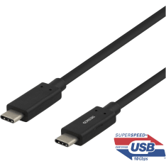 Deltaco 10 Gbps 60W USB-C-kaapeli