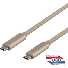 Deltaco kulta 10 Gbps 100W USB-C kaapeli