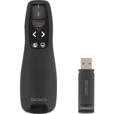 Deltaco WP-001 wireless presentation remote control