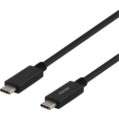 Deltaco musta 5 Gbps USB-C kaapeli