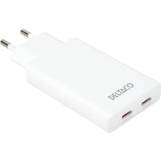Deltaco 67W PD 2xUSB-C pikalaturi
