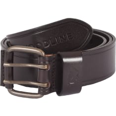 Woodline Brown Leather Belt