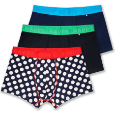 H By Happy Socks Navy Big Dot miesten bokserit