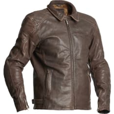 Halvarssons Trenton brown leather jacket