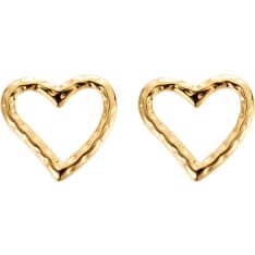 By Jolima Open Heart Earrings