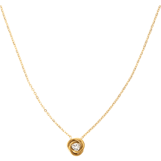 By Jolima Knot Crystal Necklace
