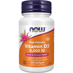 Now Foods Vitamin D-3 5000 IU - 240 Softgels