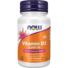 Now Foods Vitamin D-3 2000 IU - 240 Softgels