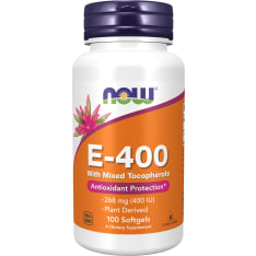 Now Foods Vitamin E-400 With Mixed Tocopherols - 100 Softgels