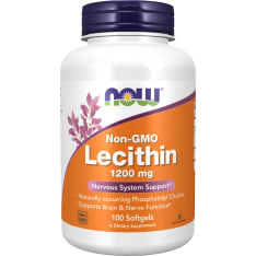 Now Foods Lesitiini Lecithin 1200mg 100 kaps. ravintolisä